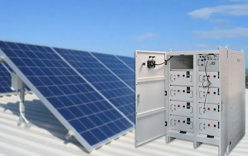 پنل خورشیدی سوله و باتری لیتیوم