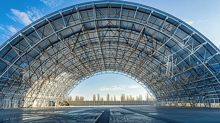 ساخت سوله صنعتی سقف گنبدی