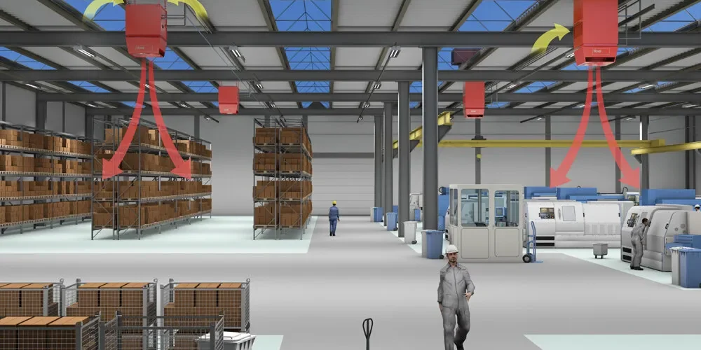 ساخت سوله صنعتی تهویه هوشمند